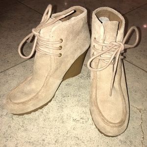 MICHAEL Michael Kors Suede Wedge Bootie